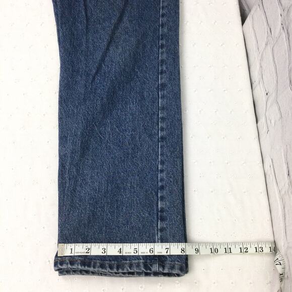 Wrangler Men's Cowboy Jeans Classic 5 Pocket Blue Straight Leg Size 34 x 30 - Picture 11 of 11